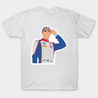 Jak Crawford driving for Trident Formula 3 2021 T-Shirt